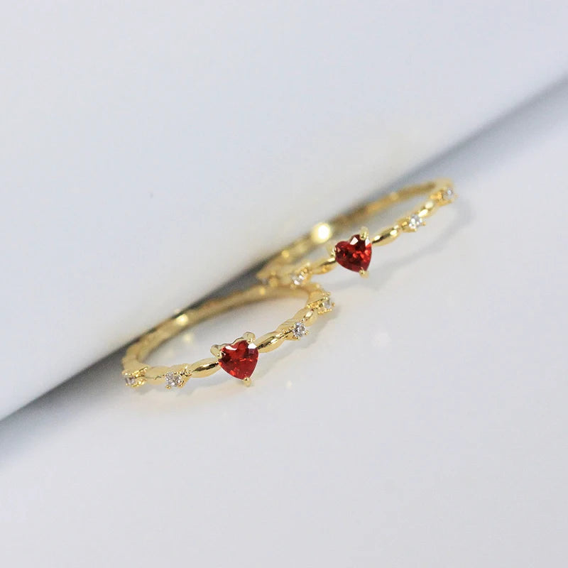 Red Bloom Love Ring