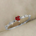 Red Bloom Love Ring