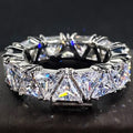 Forever Spark Triangular Zircon Ring