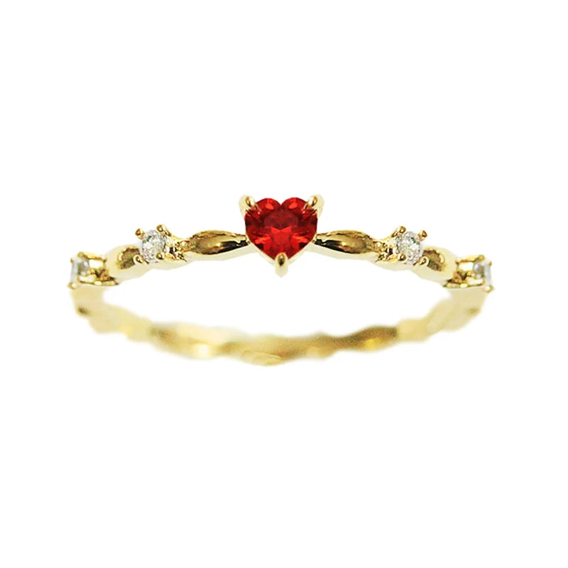 Red Bloom Love Ring